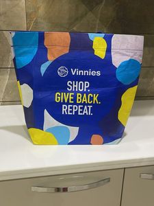 Vinnies Reusable Shopping Tote Bag