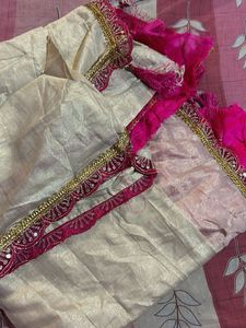 pink saree