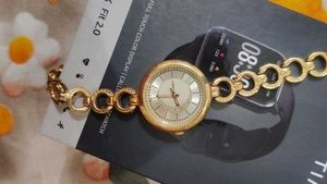 Timex Women's Gold-Tone Bracelet Watch