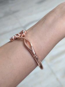 Rose Gold Sparkle Bangle Bracelet