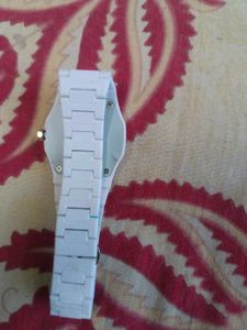White Casual Watch
