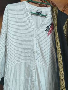 black &amp; white salwar