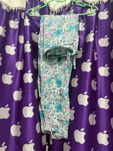 Flowy Floral Print Kurta with pant
