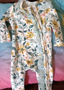 Baby Girl Floral Footie Pajamas