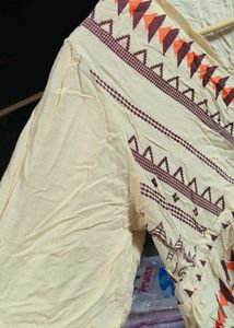 Boho Print Wrap Style Kurta