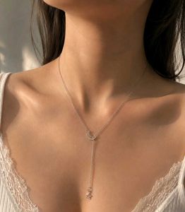 Silver Moon & Star  Necklace