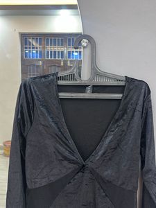 Black Bodysuit Top
