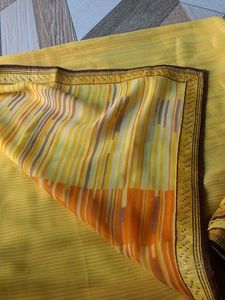 yellow 💛💛 beautiful saree