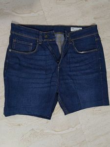 Blue Denim Shorts