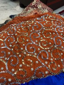 Pearl Worked Saree