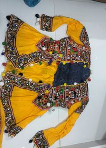 Male garba dress yellow 03 piece