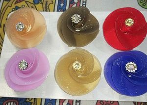 Flower Saree Pin Set