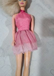 Doll in Pink Dress