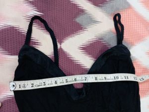 Amorosa Black Slip Dress