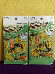 Hamster London World Felt Sticker New2 set