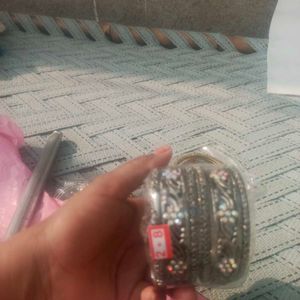 Set of Silver Bangles Unused