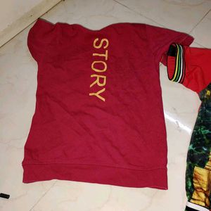 buy 1 get one free of same price.2 red t shirt ag