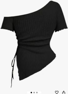 Asymmetrical One Shoulder Top