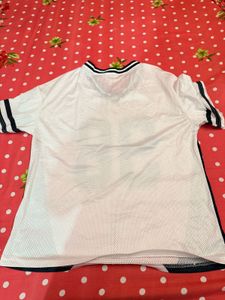 White &amp; Black Jersey Top
