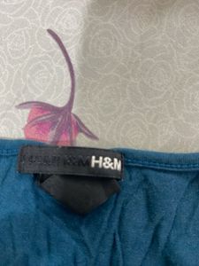 H&amp;M Teal Tunic Top