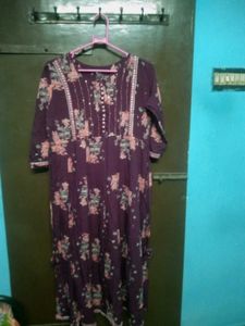 Beautiful Floral Print Kurta