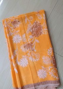 Synthetic Material Saree