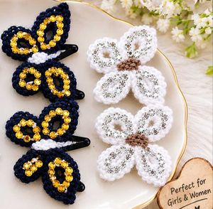 Handmade Butterfly Hair Clips Set