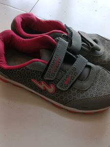 Grey &amp; Pink Sports Shoes