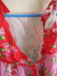 Tiered Floral Maxi Dress