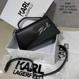 Karl Lagerfeld K/Signature Leather Bag**High Quali