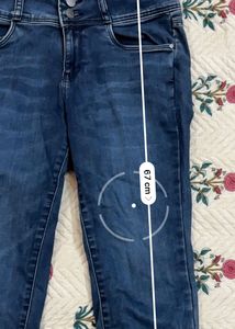 Denim Capri Pants