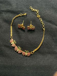 Earring With Necklace Set