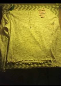 White Lace Asymmetric Jersey Top