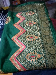 💯 banarasi silk saree kadhai wark 😱