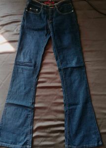 Y2K Dark Wash Flared Jeans