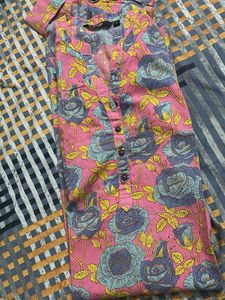 Floral Print Kurta