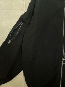 Skeleton Ribcage Bomber Jacket