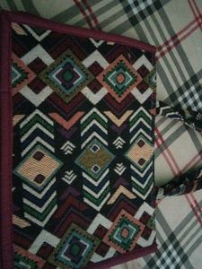 Unique Geometric Pattern Handbag