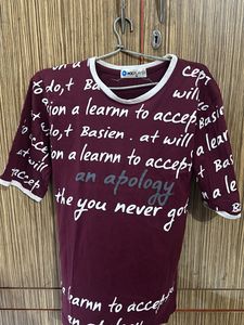 Maroon T Shirt