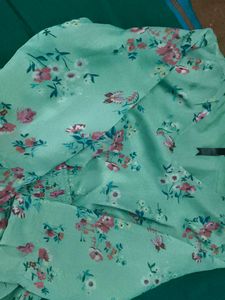 Chic Floral Print Midi Dress size XL