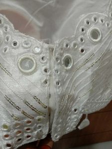 New sequence white blouse