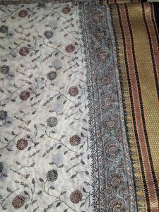 Elegant Floral Print Saree