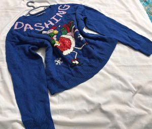 Pinterest Blue Christmas Sweater