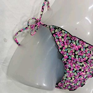 ❤️‍🔥 Floral Print Tie-Side Bikini Bottoms