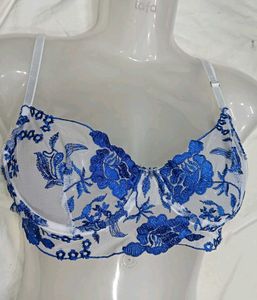 Embroidered Mesh Bra 🔥