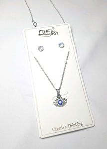 Evil Eye Necklace set