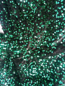 Sparkling Emerald Green Sequin gown
