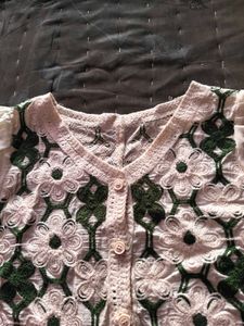 Vintage White Crocheted top