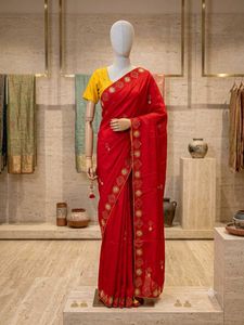 New Red Silk Saree ❤️❤️💕