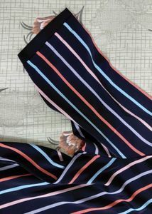 Striped Lace-Up Tunic Top